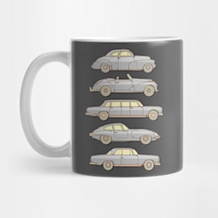 Grey Classic Cars Mug